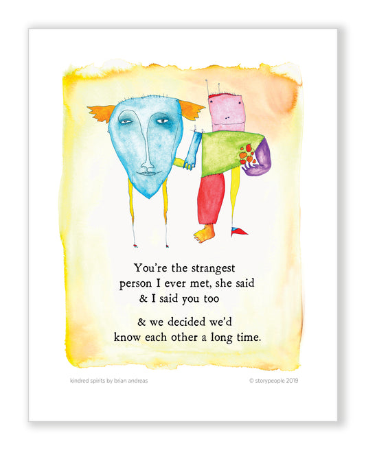 Kindred Spirits Color Wash 8x10