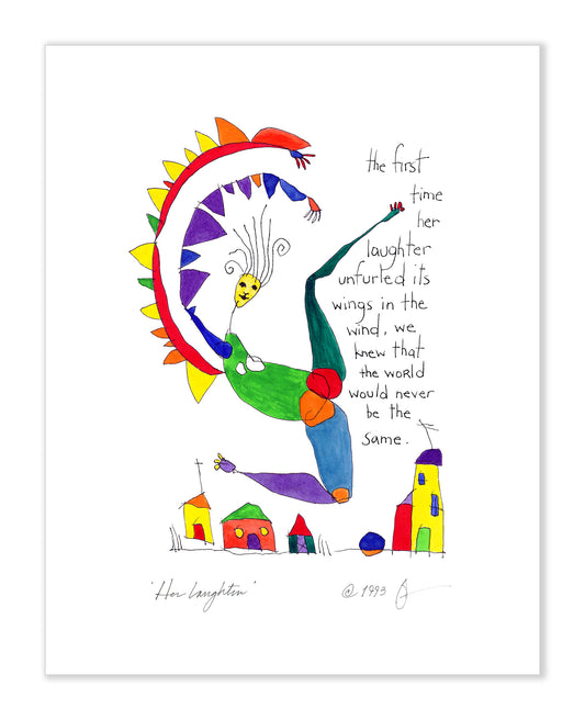 Her Laughter 11x14