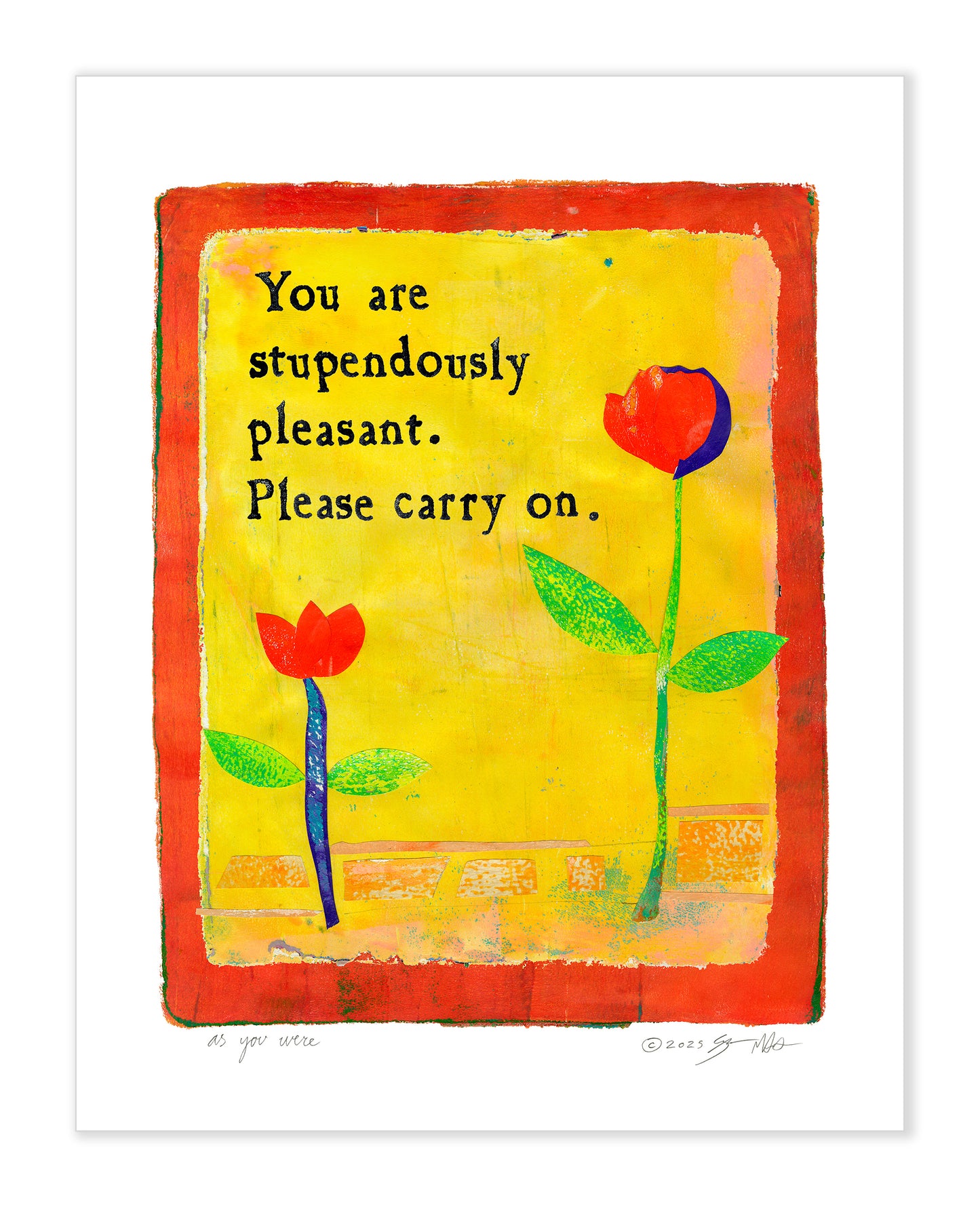 As You Were 11x14