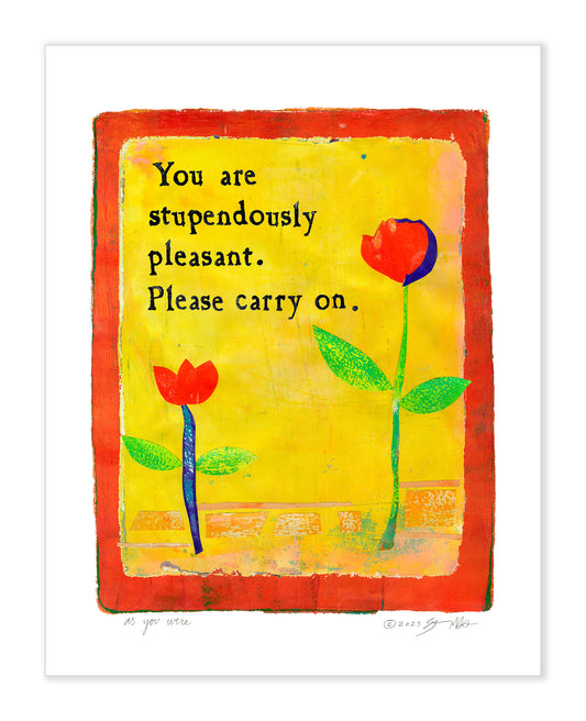 As You Were 11x14