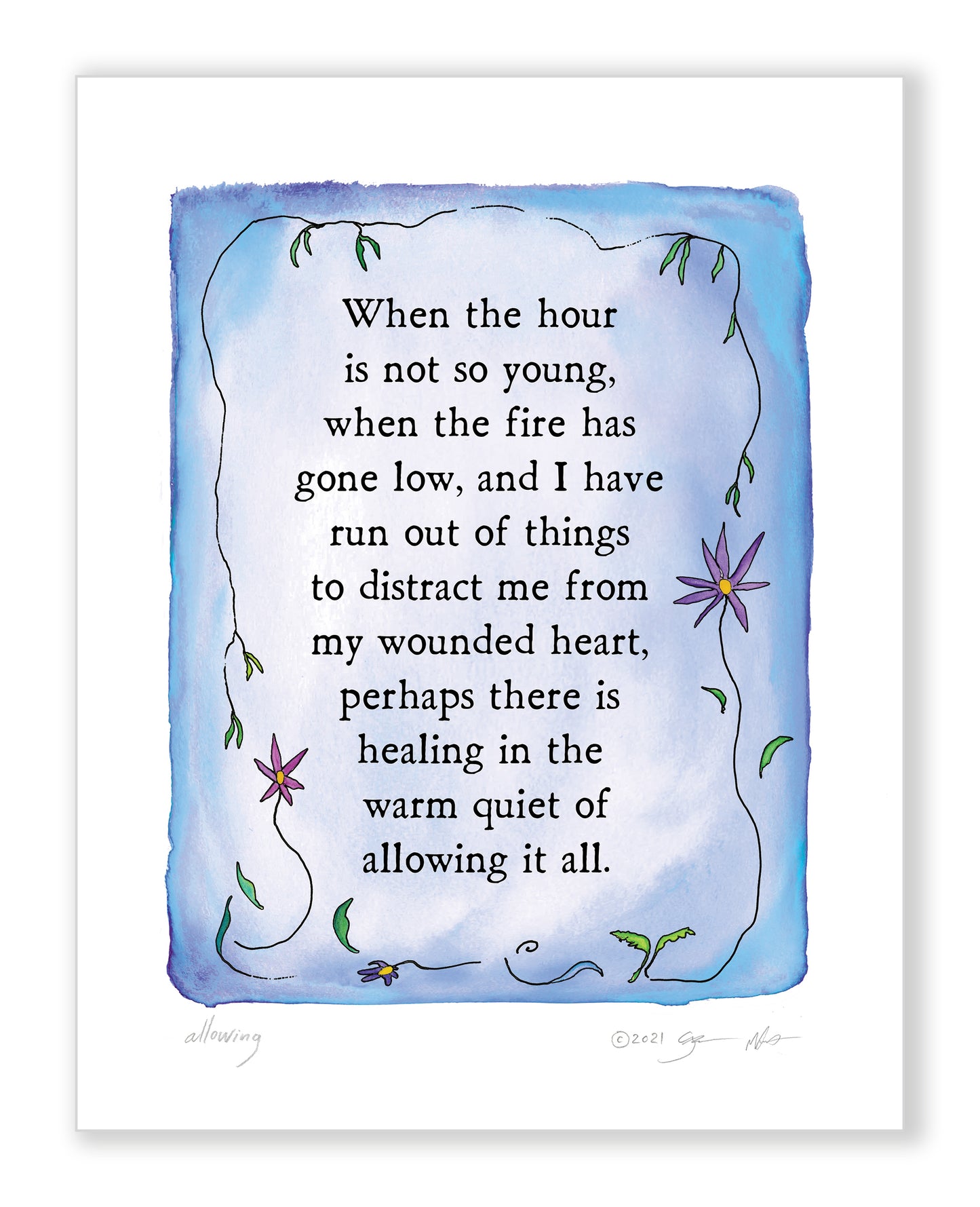 Allowing Color Wash 8x10