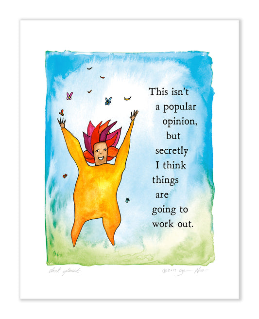 Closet Optimist Color Wash 11x14