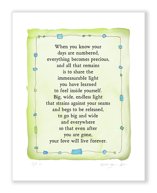 Light Box Color Wash 8x10