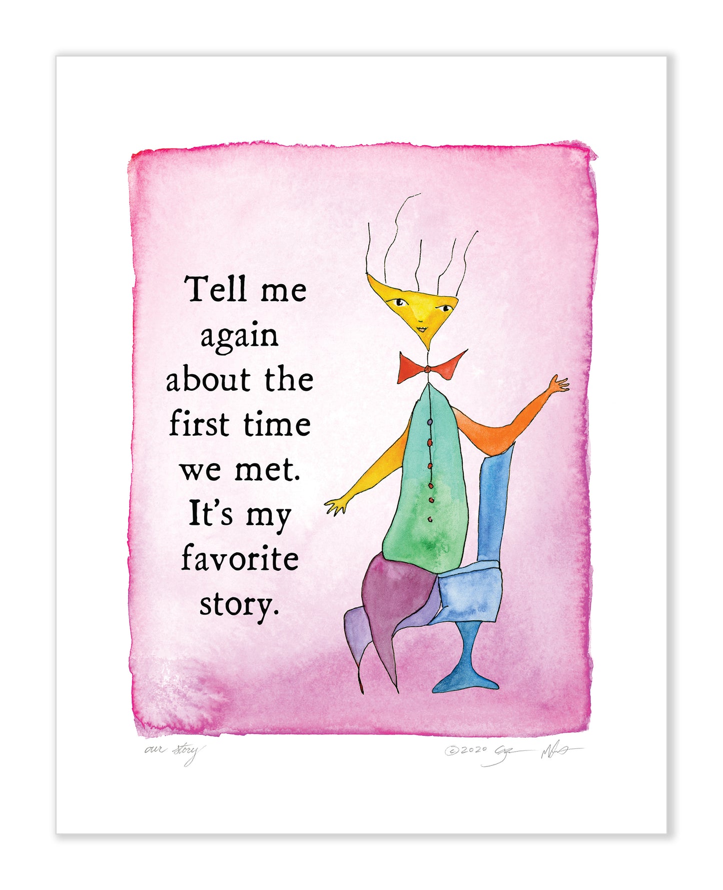 Our Story Color Wash 8x10
