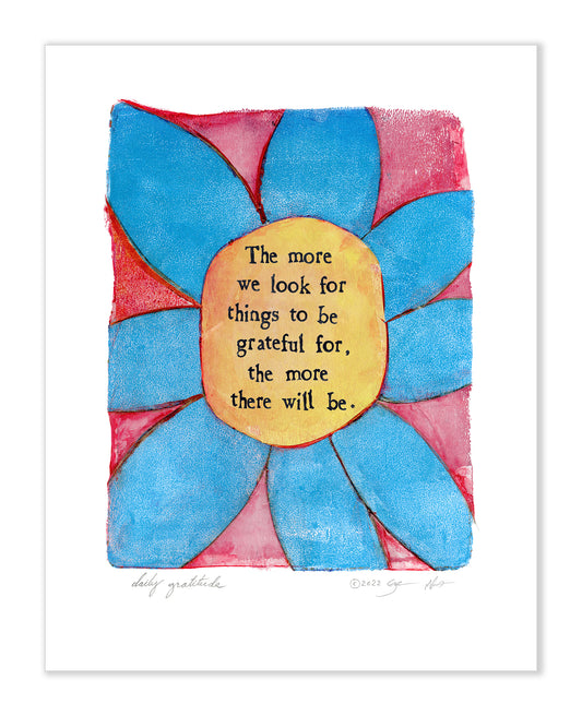 Daily Gratitude 11x14