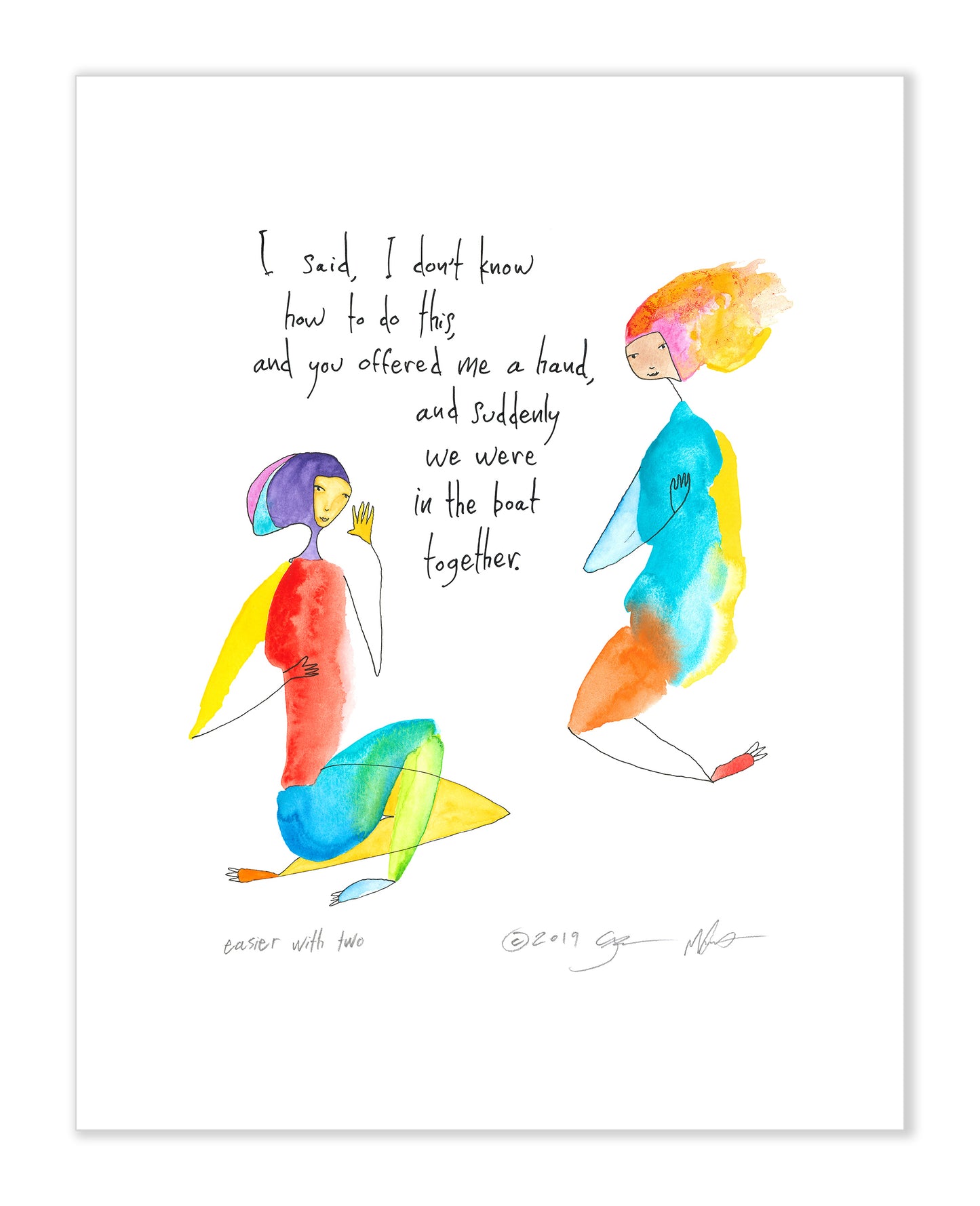 Easier With Two 8x10