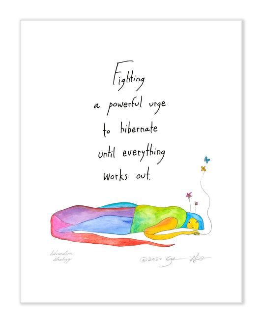 Hibernation Strategy 11x14