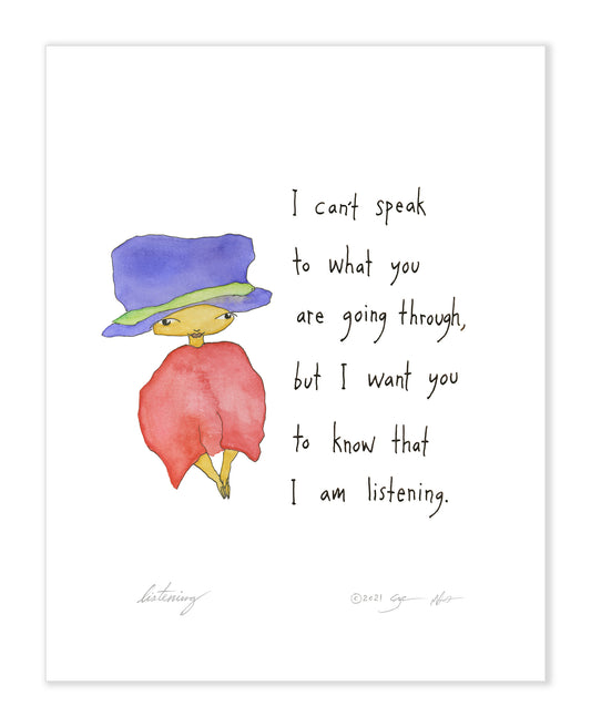 Listening 8x10