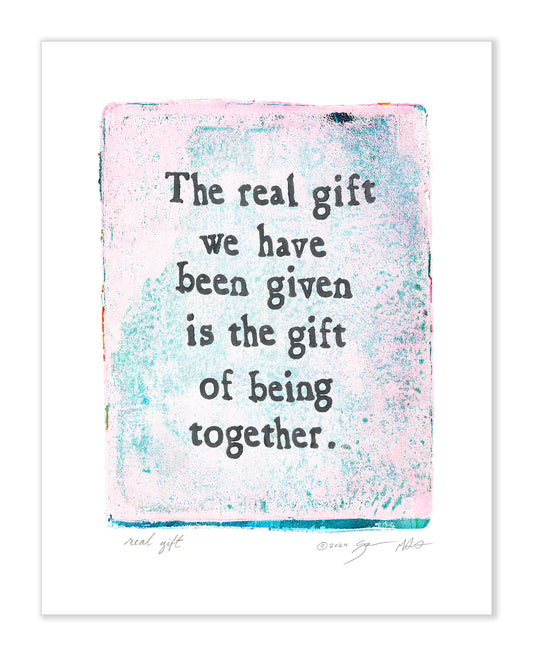 Real Gift Gel Print 11x14