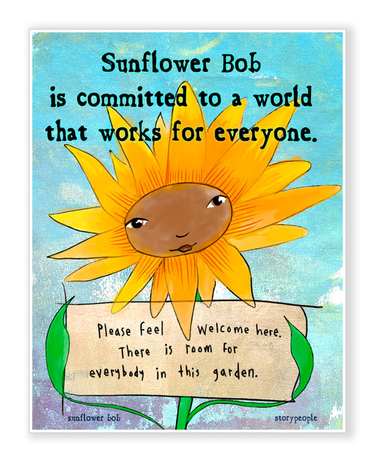 Sunflower Bob 11x14