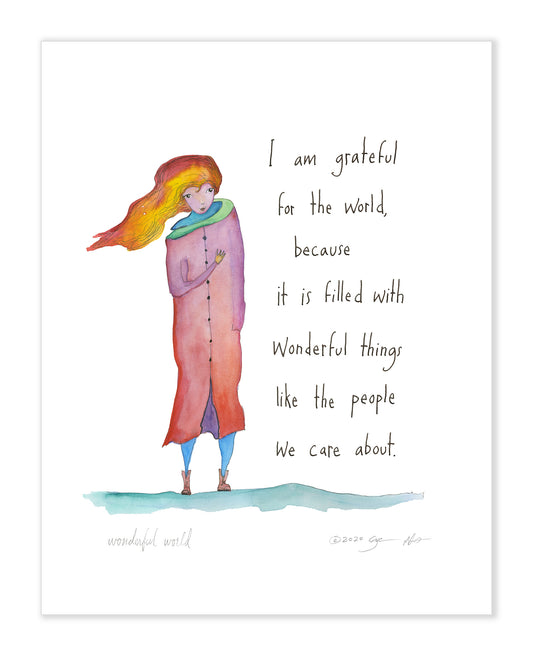 Wonderful World 11x14