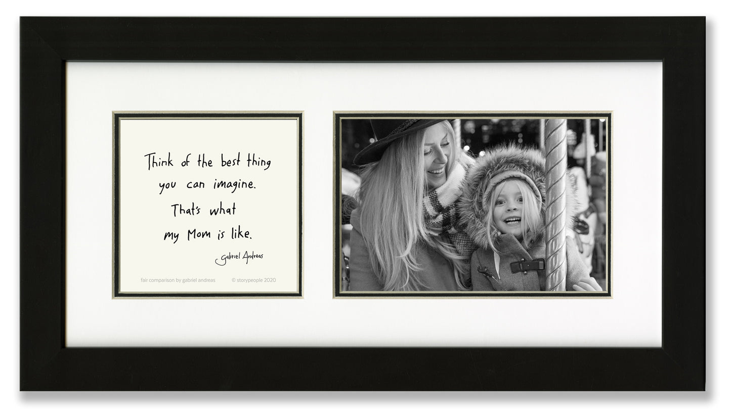 Fair Comparison (Mom) Photo Frame
