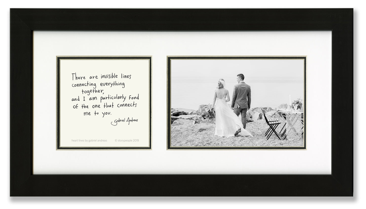 Heart Lines Photo Frame