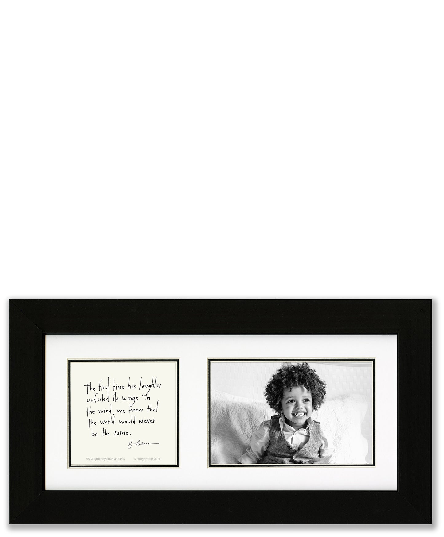His Laughter Photo Frame