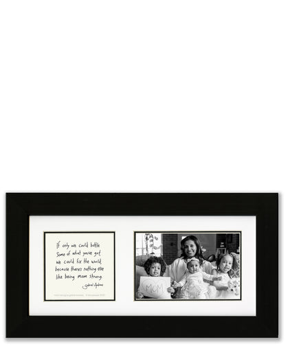 Mom Strong Photo Frame