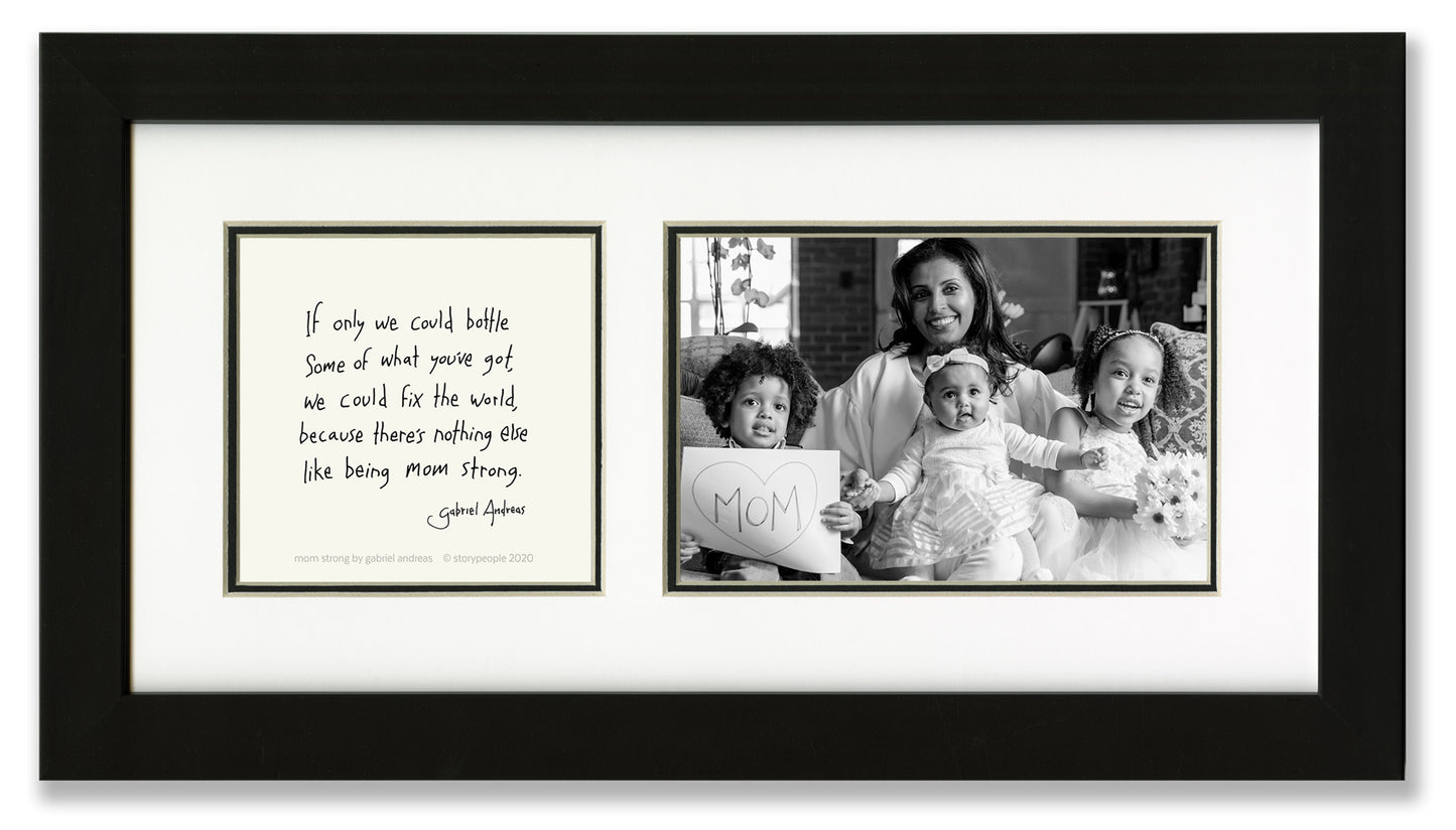 Mom Strong Photo Frame