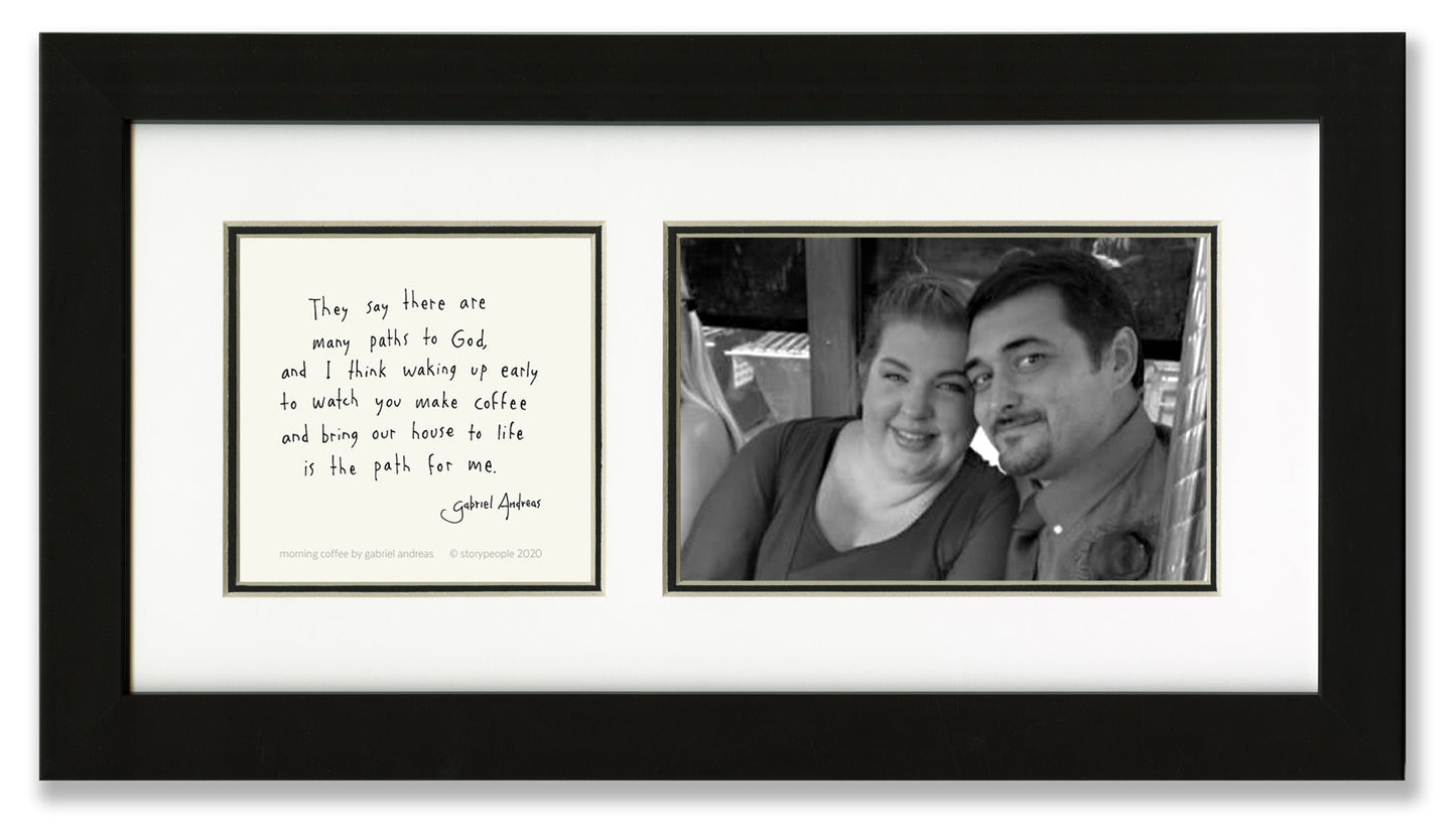 Morning Coffee Photo Frame