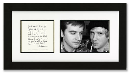 No Words Photo Frame