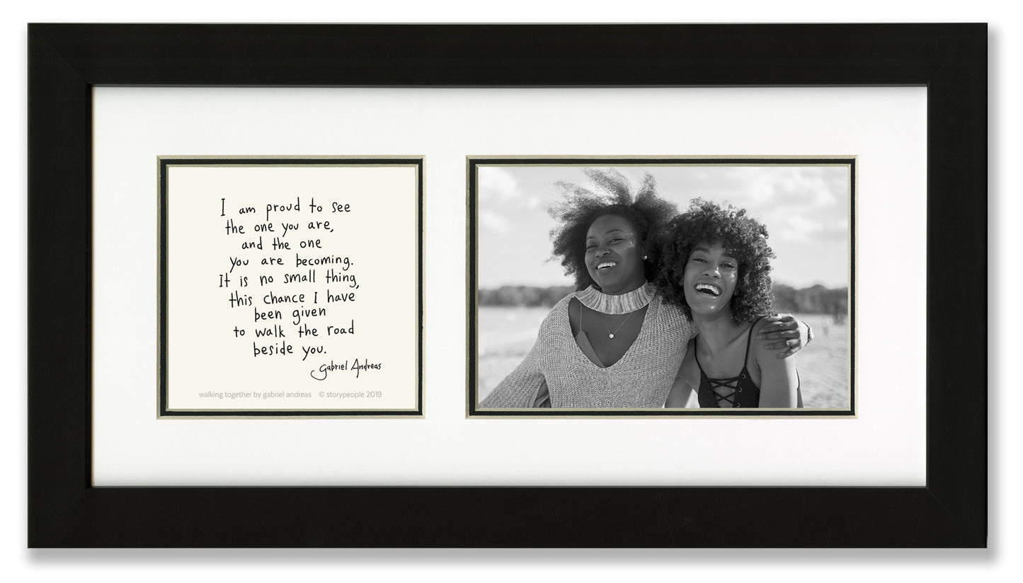 Walking Together Photo Frame