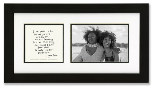 Walking Together Photo Frame