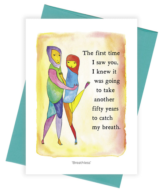Breathless Card Pack of 6