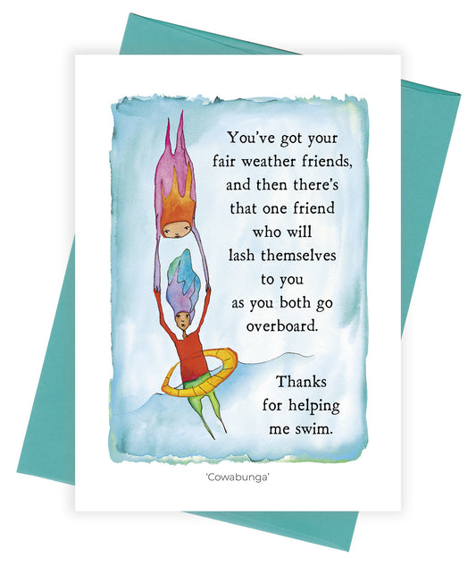 Cowabunga Card Pack of 6