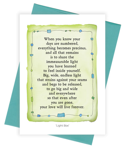 Light Box Card Pack of 6