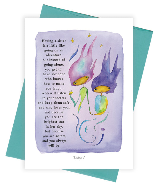Sisters Card Pack of 6