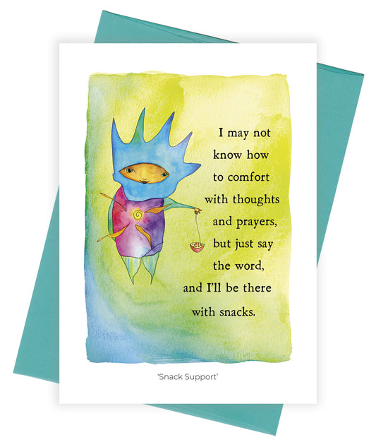 Snack Support Card Pack of 6