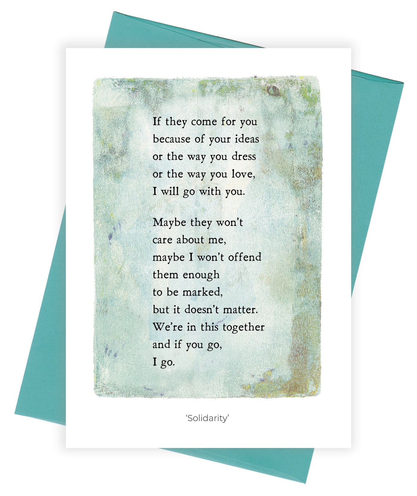 Solidarity Card Pack of 6