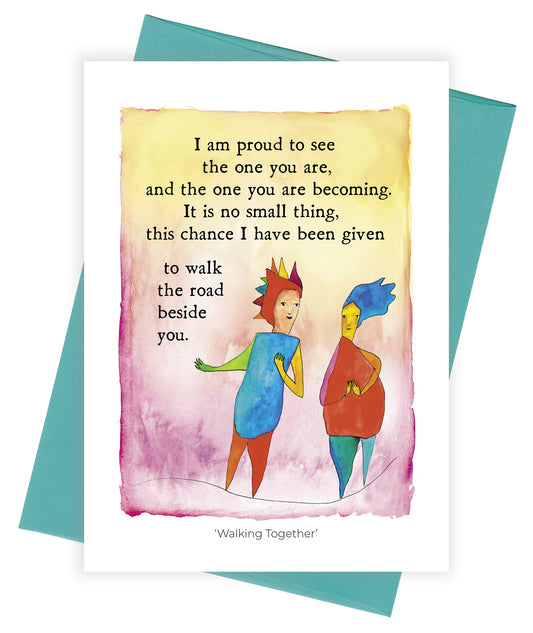 Walking Together Card Pack of 6
