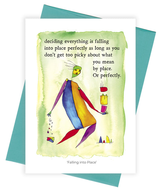 Falling Into Place Card Pack of 6
