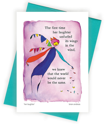 Her Laughter Card Pack of 6
