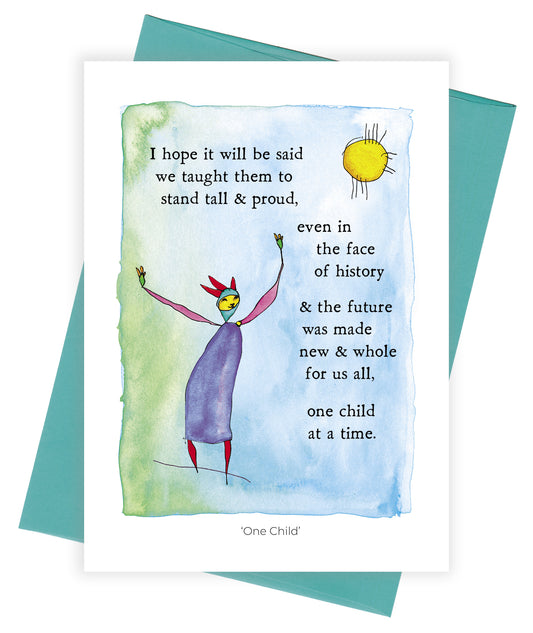 One Child Card Pack of 6