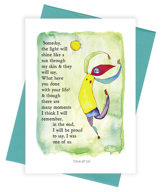 One of Us Card Pack of 6