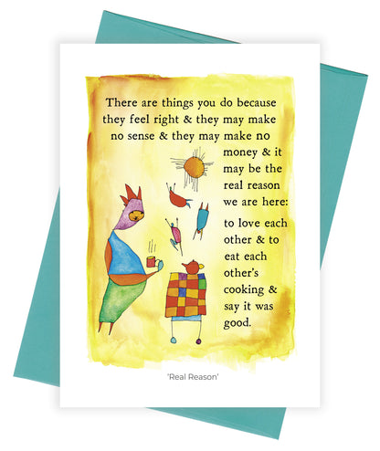 Real Reason Card Pack of 6