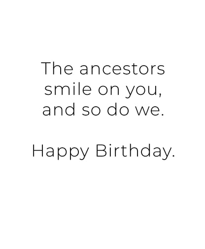 Ancestral Birthday Card Pack of 6