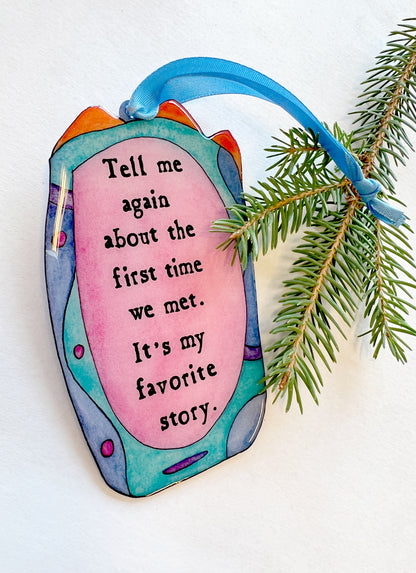Our Story Ornament