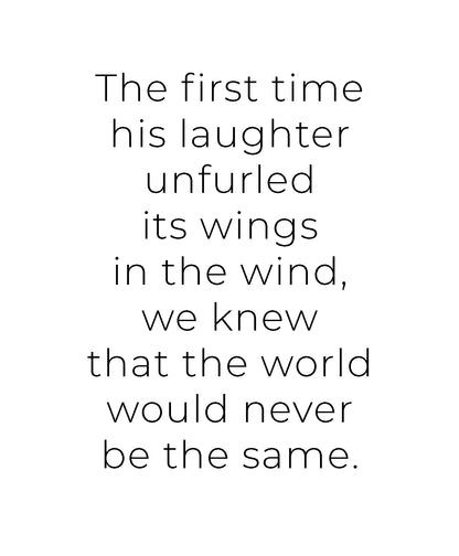 His Laughter 8x10