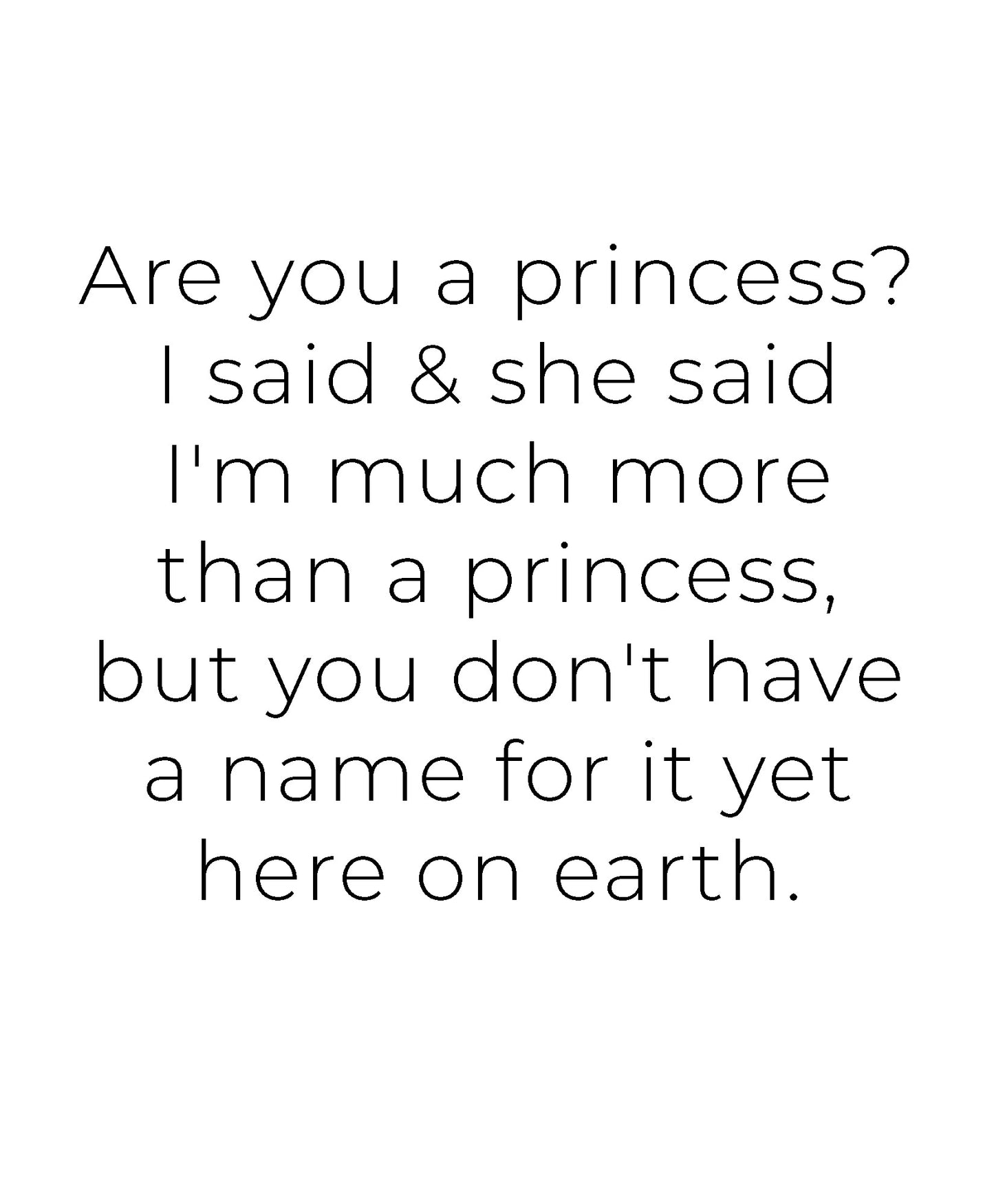 More Than a Princess 11x14