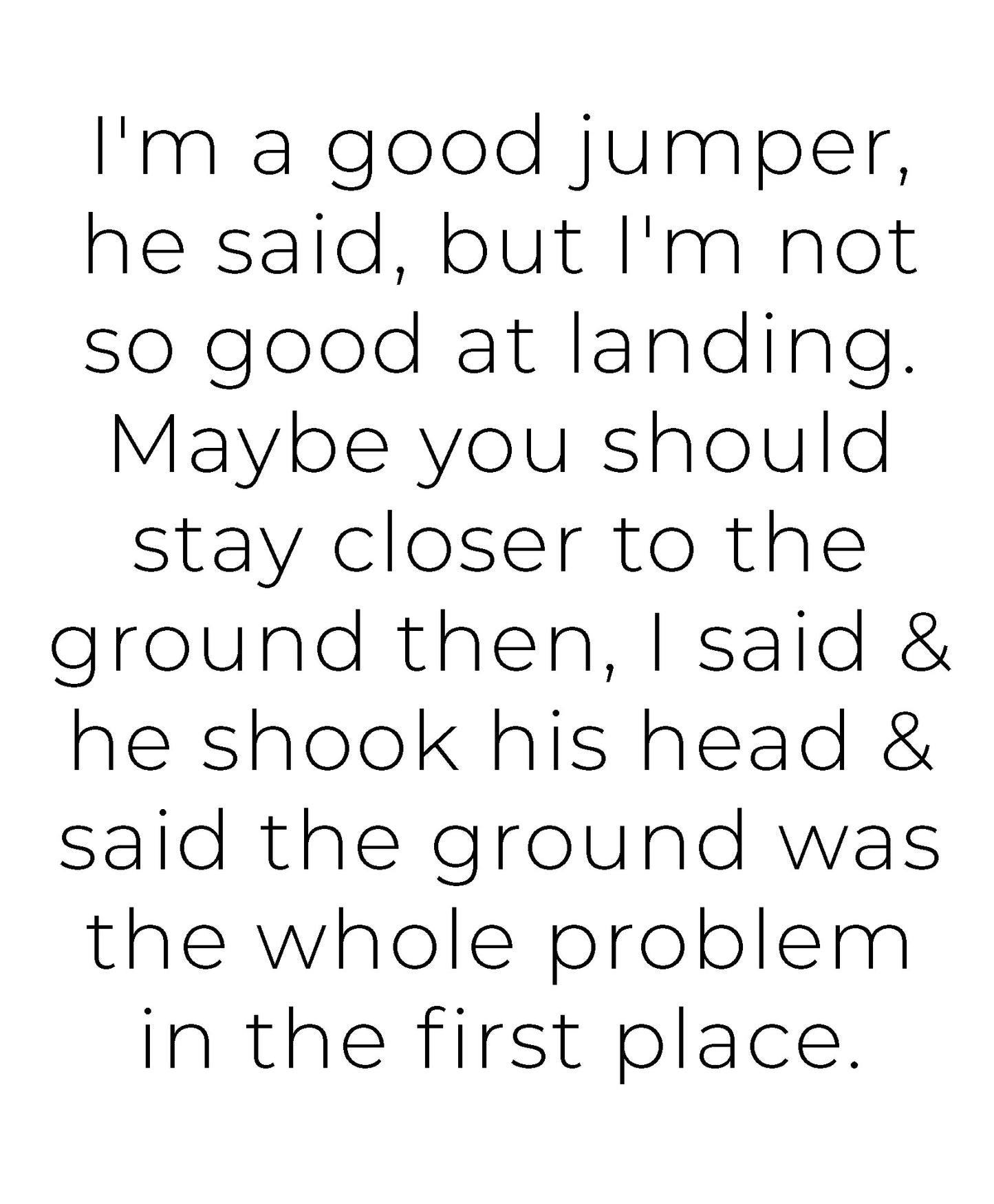 Good Jumper 8x10