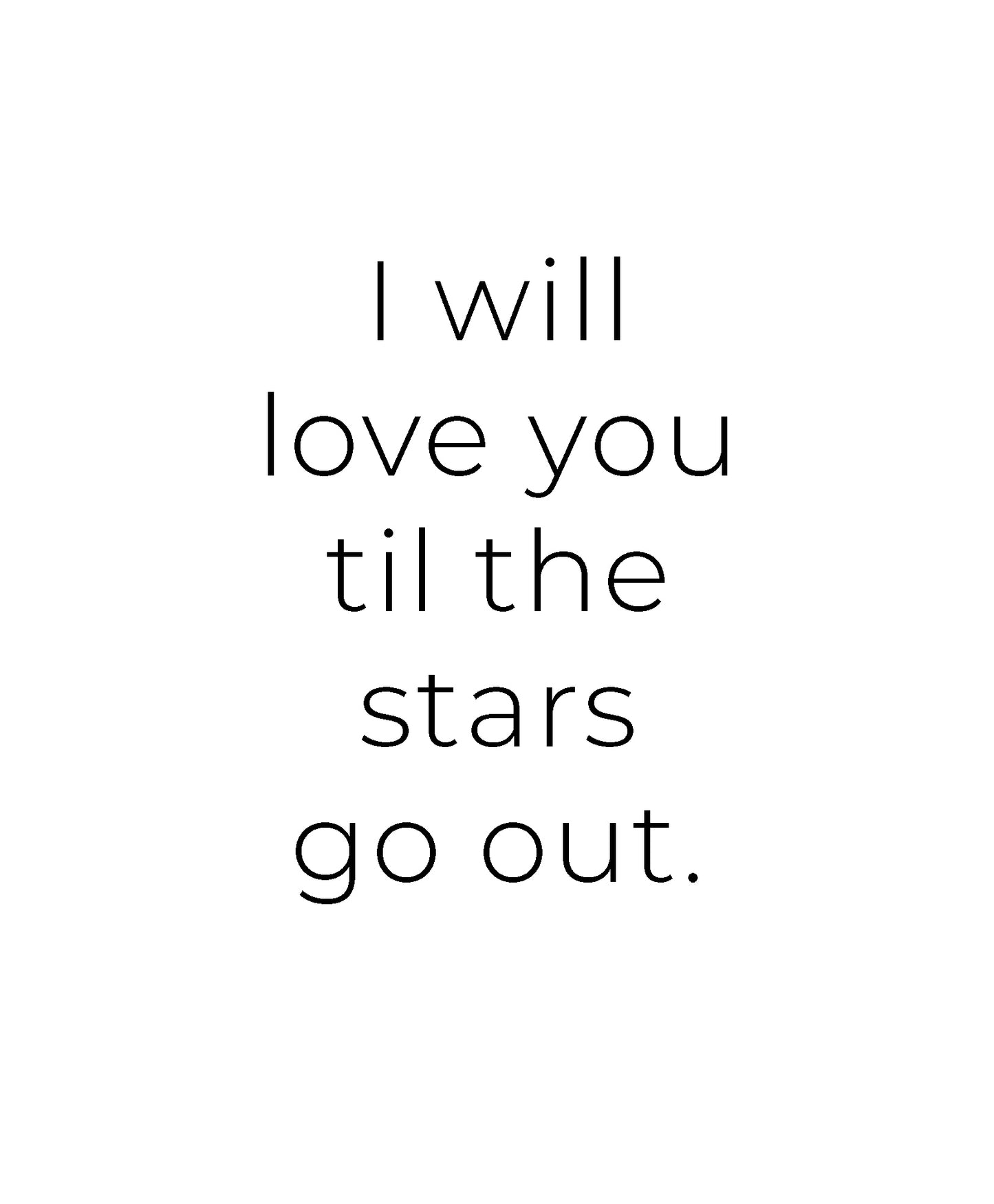 Til the Stars Photo Frame